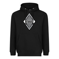 Black renault old Heavyweight Hoodie - DesignPulse