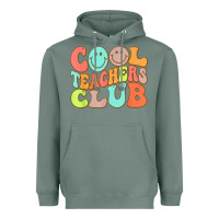 Sage cool teachers club funny smile teachers club squad t shirt Heavyweight Hoodie - DesignPulse