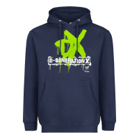 Navy D GENERATION X, D GENERATION X vinatge, D GENERATION X art, D GENERATI Heavyweight Hoodie - DesignPulse