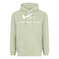 Matcha jesus just praise him Heavyweight Hoodie - DesignPulse