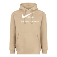 Mushroom jesus just praise him Heavyweight Hoodie - DesignPulse