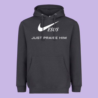 Jesus Just Praise Him Heavyweight Hoodie Designed By Designpulse