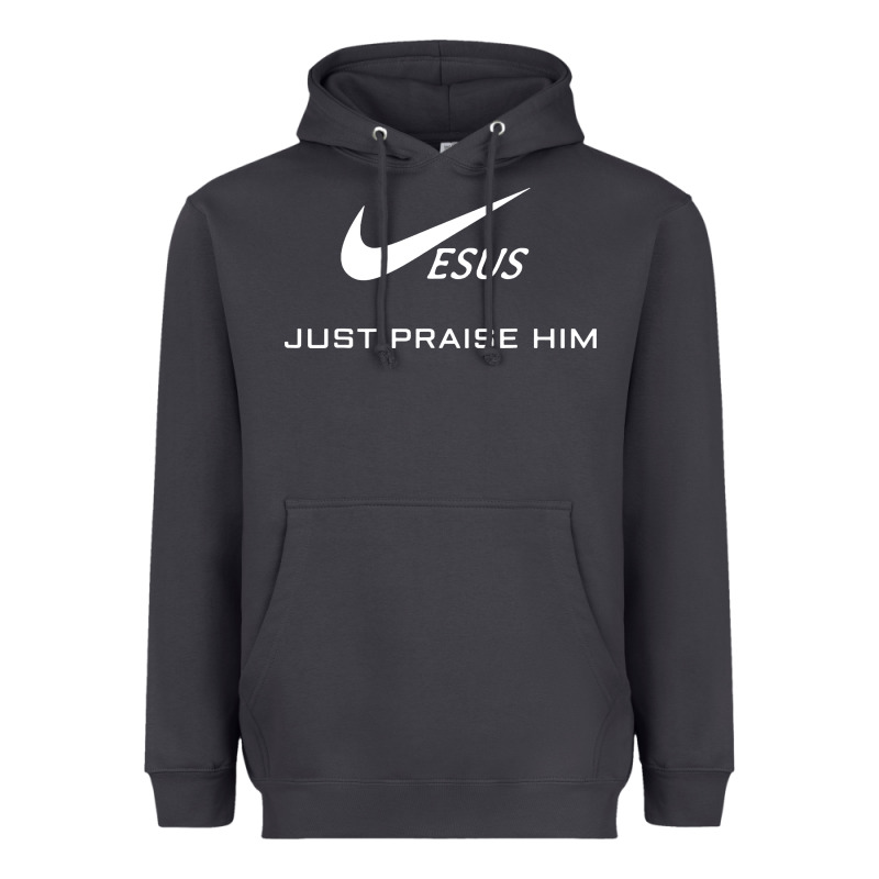 Jesus Just Praise Him Heavyweight Hoodie by DesignPulse | Teevron