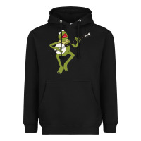 Kermit Playing The Banjo Classic Heavyweight Hoodie | Teevron