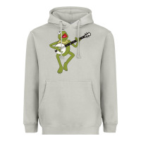 Moon Dust Kermit playing the banjo Classic Heavyweight Hoodie - DesignPulse