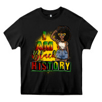 Black i am black history juneteenth Heavy Core Tee - CowGirlArtShop