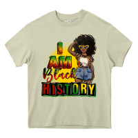 Mossy i am black history juneteenth Heavy Core Tee - CowGirlArtShop
