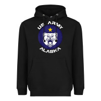 Us Army Alaska Polar Bear Patch T Shirt Heavyweight Hoodie | Teevron