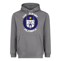 Storm us army alaska polar bear patch t shirt Heavyweight Hoodie - DesignPulse