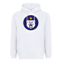 White us army alaska polar bear patch t shirt Heavyweight Hoodie - DesignPulse