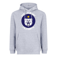 Heather Grey us army alaska polar bear patch t shirt Heavyweight Hoodie - DesignPulse