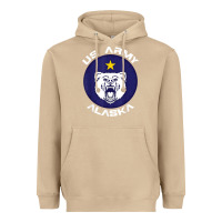 Mushroom us army alaska polar bear patch t shirt Heavyweight Hoodie - DesignPulse