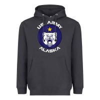 Smoke us army alaska polar bear patch t shirt Heavyweight Hoodie - DesignPulse