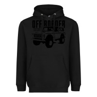 Black off roader bronco Heavyweight Hoodie - DesignPulse