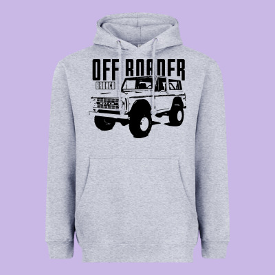 Off Roader Bronco Heavyweight Hoodie Designed By Designpulse