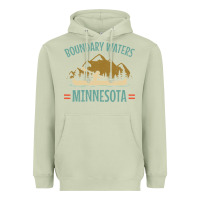 Matcha retro boundary waters canoe minnesota Heavyweight Hoodie - DesignPulse