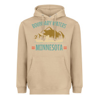 Mushroom retro boundary waters canoe minnesota Heavyweight Hoodie - DesignPulse