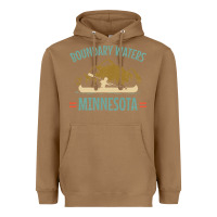 Toasted Coconut retro boundary waters canoe minnesota Heavyweight Hoodie - DesignPulse