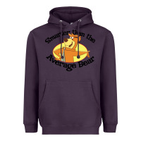 Plum yogi bear average bear Heavyweight Hoodie - DesignPulse