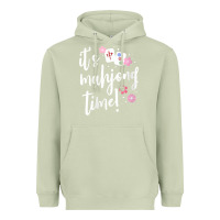 Matcha womens mahjong gift for her mahjong player v neck t shirt Heavyweight Hoodie - DesignPulse