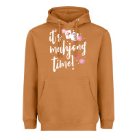 Meerkat womens mahjong gift for her mahjong player v neck t shirt Heavyweight Hoodie - DesignPulse