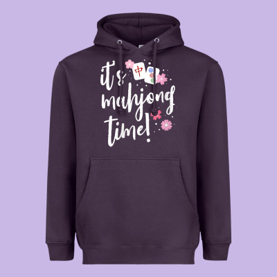 Womens Mahjong Gift For Her Mahjong Player V Neck T Shirt Heavyweight Hoodie Designed By Designpulse