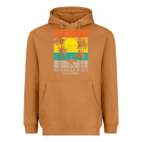 Meerkat windansea beach california ca surfer surfing surf palm tree Heavyweight Hoodie - DesignPulse
