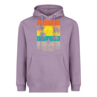 Lavender windansea beach california ca surfer surfing surf palm tree Heavyweight Hoodie - DesignPulse