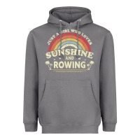 Storm Rowing  . Just A Girl Who Loves Sunshine And Rowing Heavyweight Hoodie - DesignPulse