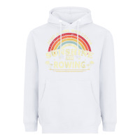 White Rowing  . Just A Girl Who Loves Sunshine And Rowing Heavyweight Hoodie - DesignPulse