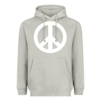 Moon Dust Peace Sign Heavyweight Hoodie - DesignPulse
