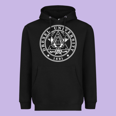 Drexel University Heavyweight Hoodie Designed By Designpulse