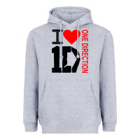 Heather Grey one direction Heavyweight Hoodie - DesignPulse