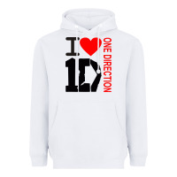 White one direction Heavyweight Hoodie - DesignPulse
