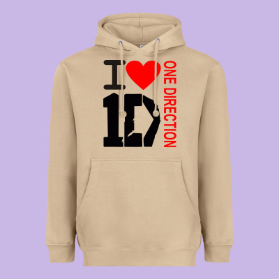 One Direction Heavyweight Hoodie Designed By Designpulse