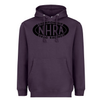 Plum nhra oval Heavyweight Hoodie - DesignPulse