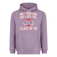 Lavender westerburg class of 89 (heathers) variant Heavyweight Hoodie - DesignPulse