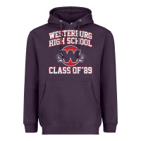 Plum westerburg class of 89 (heathers) variant Heavyweight Hoodie - DesignPulse