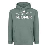 Sage funny trombone funny t boner funny t boner tboner Heavyweight Hoodie - DesignPulse