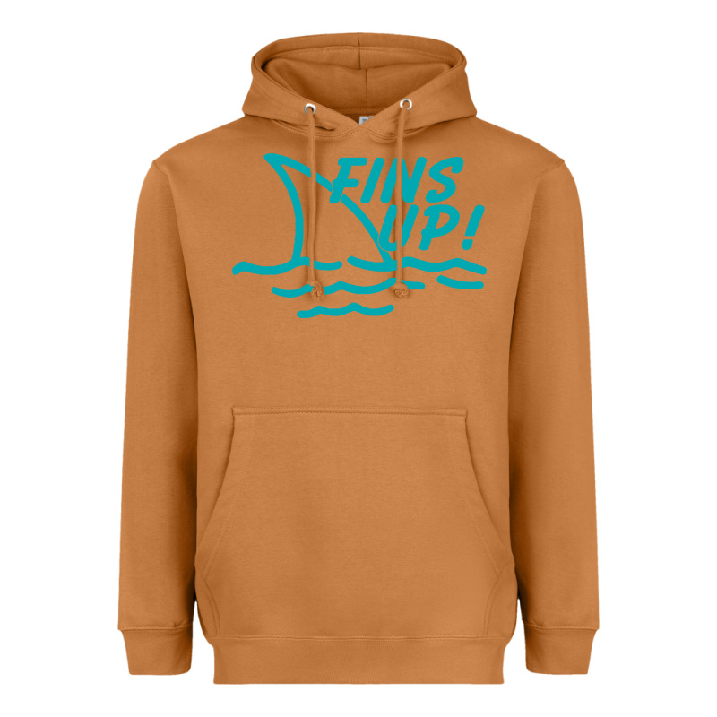 Fins Up Jimmy Heavyweight Hoodie by DesignPulse | Teevron