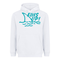 White fins up jimmy Heavyweight Hoodie - DesignPulse