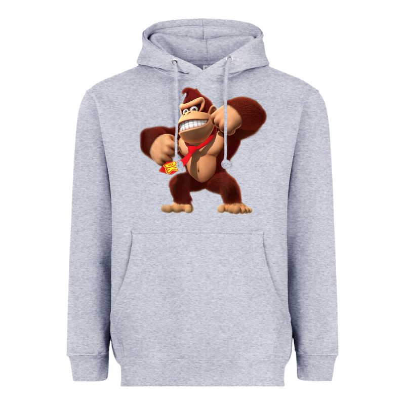 Donkey Kong 3d Poster Heavyweight Hoodie by DesignPulse | Teevron