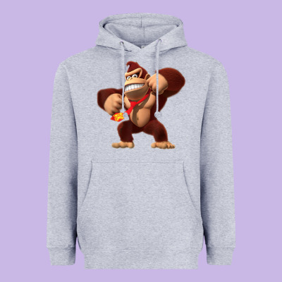 Donkey Kong 3d Poster Heavyweight Hoodie Designed By Designpulse