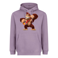Lavender Donkey Kong 3D Poster Heavyweight Hoodie - DesignPulse