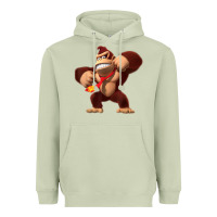 Matcha Donkey Kong 3D Poster Heavyweight Hoodie - DesignPulse