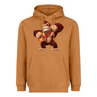 Meerkat Donkey Kong 3D Poster Heavyweight Hoodie - DesignPulse