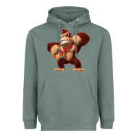 Sage Donkey Kong 3D Poster Heavyweight Hoodie - DesignPulse