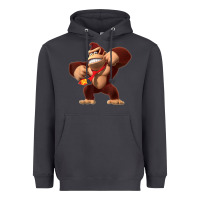 Smoke Donkey Kong 3D Poster Heavyweight Hoodie - DesignPulse