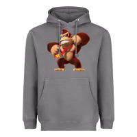 Storm Donkey Kong 3D Poster Heavyweight Hoodie - DesignPulse