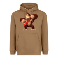 Toasted Coconut Donkey Kong 3D Poster Heavyweight Hoodie - DesignPulse